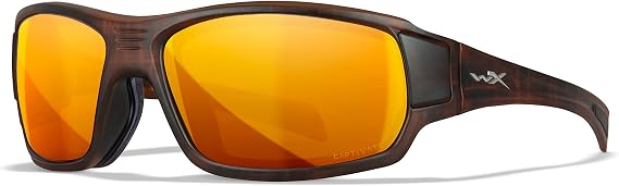 Wiley X WX Breach Captivate Polarized Sunglasses, Safety Glasses for Men and Women, UV Eye Protection