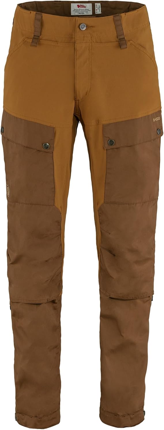 Fjallraven Keb Men's Trekking Trousers - Durable, Water Resistant, Vented, Reinforced Stretch Fabric - Hiking, Trekking