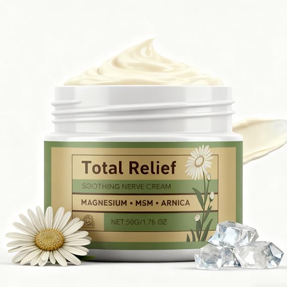 Total Relief Magnesium Cream with Arnica & MSM, 1 Jar