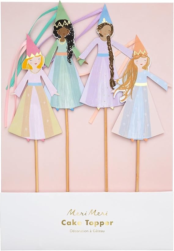 Meri Meri Cake Toppers for Themed Parties, Princess Cake Topper
