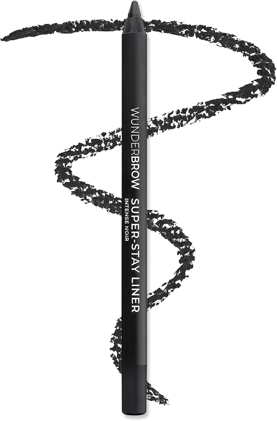 Wunderbrow Super Stay Eyeliner Pencil, Waterproof and Smudge-Proof, Shade: Intense Noir
