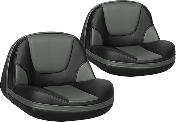 Leader Accessories Pro Casting Boat Seat Lean Pro Fishing Bass Chair 2 Pack