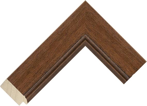 Customisable Bezel for the Samsung Frame TV (55 inch model) (Flat Walnut 47mm)