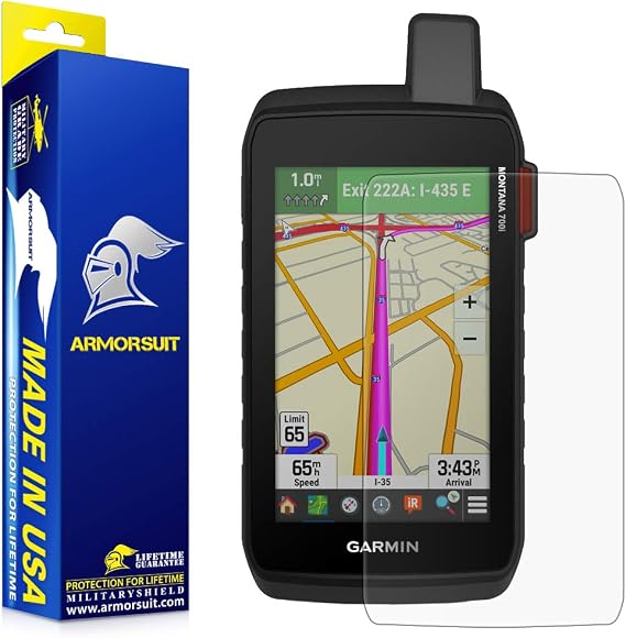 ArmorSuit 2 Pack Paper-Feel Texture Matte Screen Protector for Garmin Montana 700/700i/750/750i Anti-Bubble MilitaryShield Anti-Glare Film - Made in USA