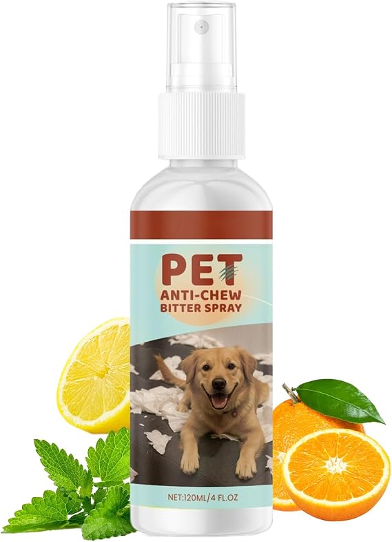 Cat Repellent Spray, Large Capacity, 4.2 fl oz 120 ml, Furniture Protection, Cat Scratch-Prevention, Indoor and Outdoor Use, Chew Prevention, Pet Training Aid, Repels Insects