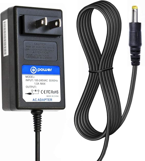 T-Power 12V Charger for Brother PTD600 PT-E300 PT-H300 PT-E500 PT-E550W PT-D400 PT-P700 PT-P750W Industrial Labeling Tool Charger Power Supply