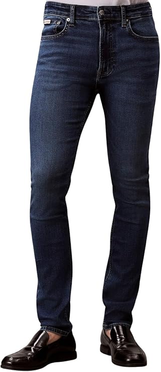 Calvin Klein Men's Skinny Oil Slick Jean Regen Lv04rb720g Jeans