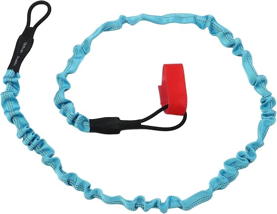 Kayak Paddle Leash, Kayak Tow Rope 2PCS Nylon Rubber Stretchable Anti Loss, Kayak Fishing Accessories for Canoe Boat Accessories