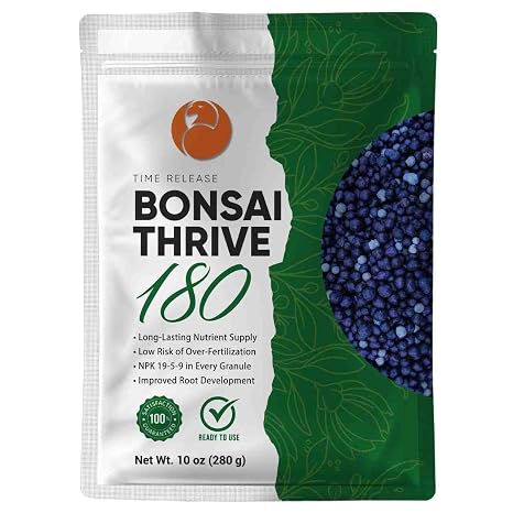 Ho Yoku Bonsai Tree Fertilizer - 19-5-9 Formula for Strong Roots & Lush Growth, Slow-Release Granules, Indoor & Outdoor Use, 10 Ounces