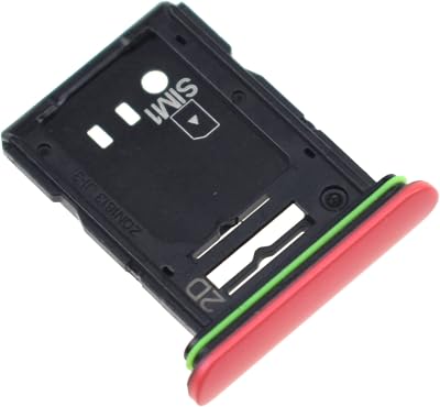Dual SIM Card Tray for Sony Xperia 10 III SO-52B SIM Card Holder for SO-52B SIM Card Slot Replacement for SOG04 XQ-BT52 Pink