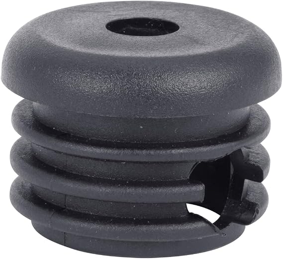 B00-T2-CAP Marine Black Nylon Replacement Caps for Ladders, Fits 7/8" ID Tube