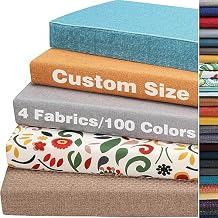 Custom Bench Cushions for Indoor Furniture,Window Seat Cushions Indoor,75D Thickened Foam Bench Seat Cushion with Non-Slip Bottom,Bay Window Cushion,Bench Pads