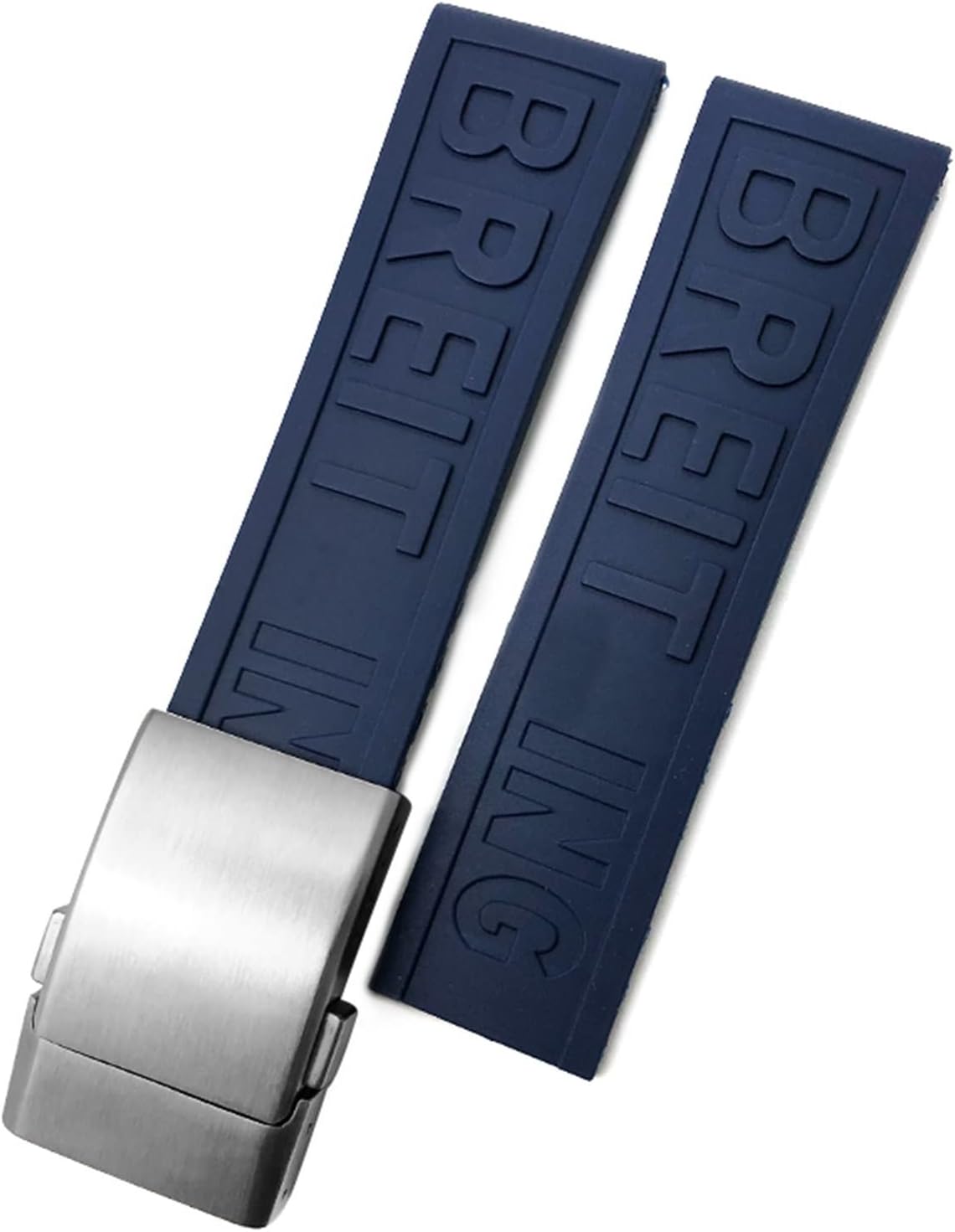 22mm 24mm Braided Silicone Rubber Watchband Replacement for Breitling Avenger Superocean Heritage Watch Strap Braceles Free tool