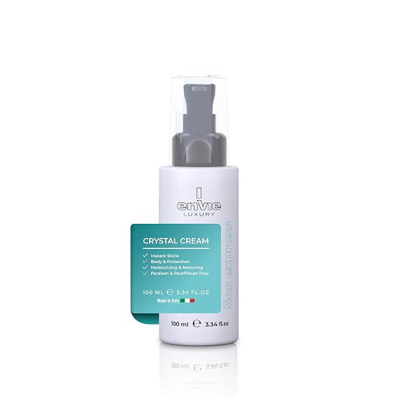 SOS Express Leave In Treatment, Heat Protectant for Hair, Crystal Cream, 100mL