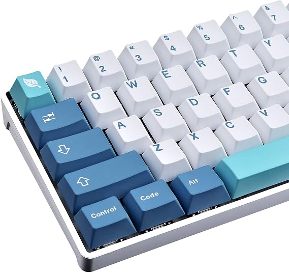 Hyekit PBT Keycaps, 134 Keycaps Shoko Dye-Sublimation Keycap Set 6.25u 7u Spacebar Cherry Profile for Mechanical Keyboards English (US) Layout