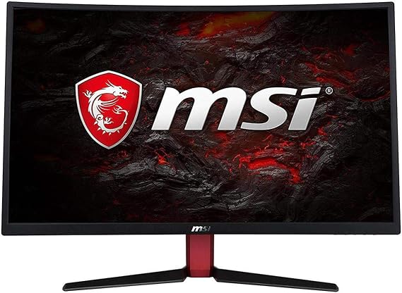 MSI Optix G27C2 27 Inch 1ms 144Hz Full HD Curved Gaming Monitor with Adaptive AMD Free Sync and Wide LED Anti-Glare Screen 1920 x 1080p