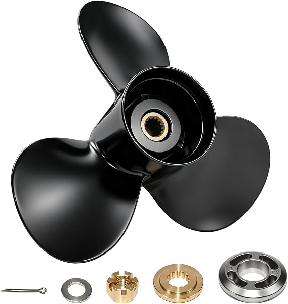 MARKGOO Aluminum Propeller for Evinrude Johnson Outboard 40-140 HP