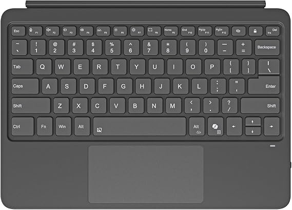 Wireless Bluetooth Backlit Keyboard with Trackpad Mouse for Microsoft Surface Pro 12 inch 2025