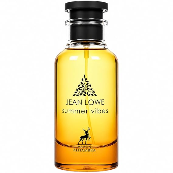 Maison Alhambra Jean Lowe Summer Vibes Eau de Parfum Spray | Citrus, Fruity, Aromatic, Green Long-Lasting Fragrance for Unisex, 3.4 Ounce / 100 ml