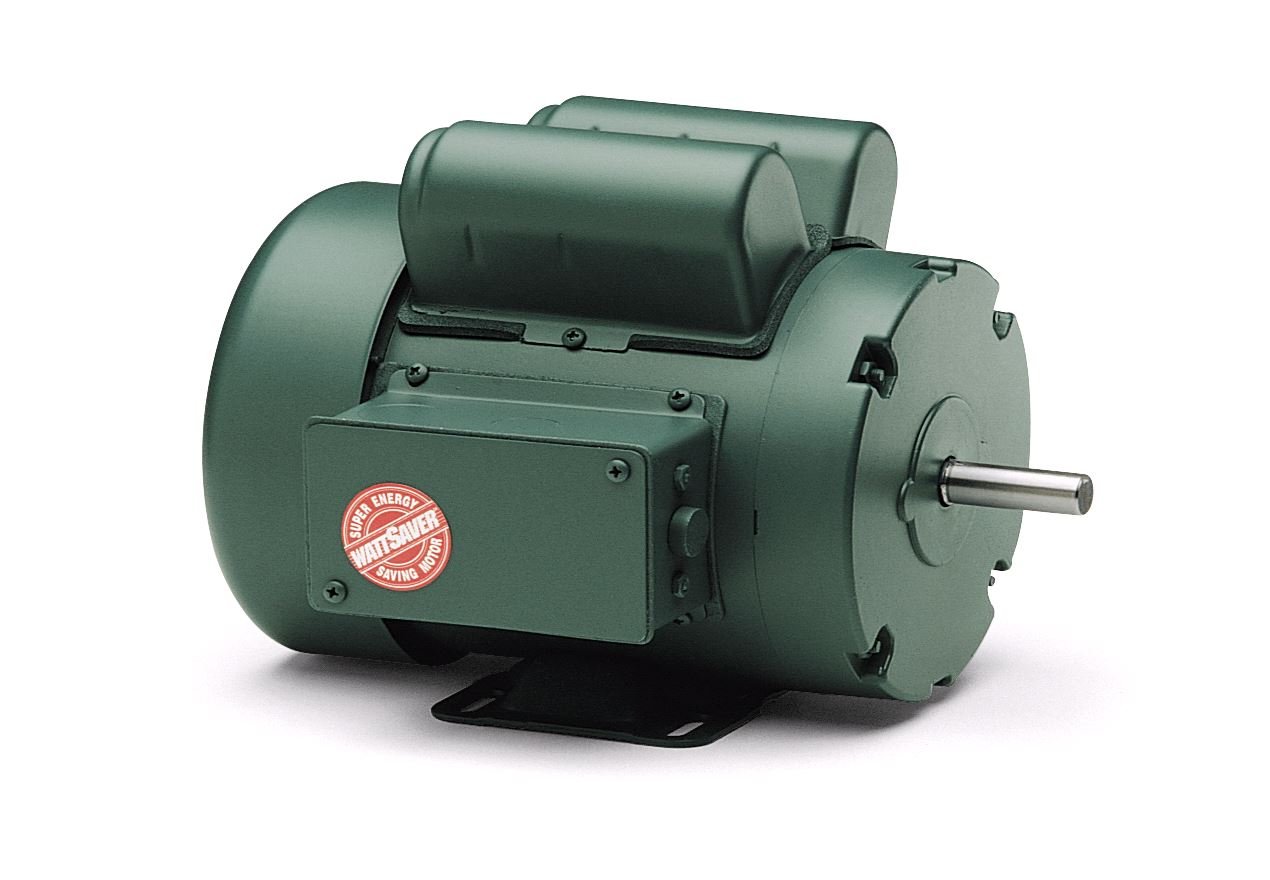 Leeson 113768.00 General Purpose TEFC Motor, 1 Phase, 56 Frame, Rigid Mounting, 1HP, 1800 RPM, 115/208-230V Voltage, 60Hz Fequency