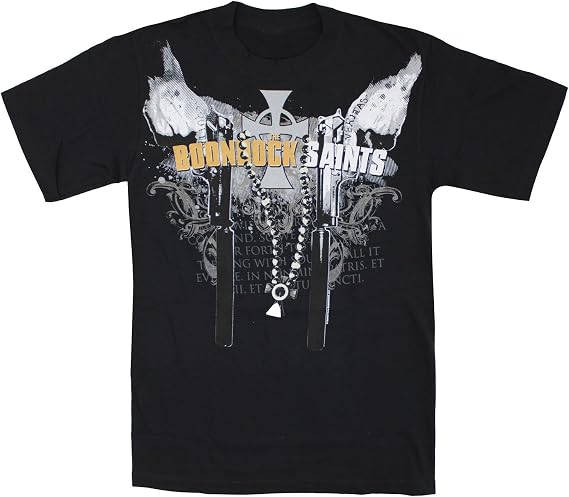 Rockabilia Men's Boondock Saints T-Shirt Black