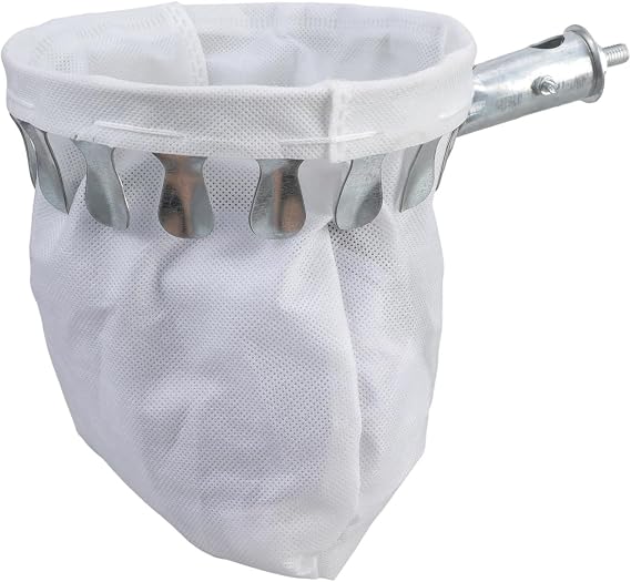 Fruit Picking with Metal Teeth Stainless Steel Fruit Picking Portable Metal Fruit Picking with Bag for Garden Harvesting Farm Fruit Collector with Positioning