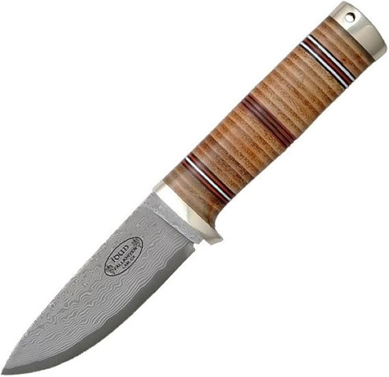 Fallkniven NL5cxL NL5 Fixed Blade 4.0 in Satin Blade Leather Sheath, Brown
