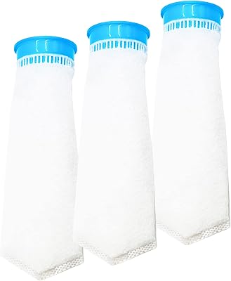 ESHOPPS MANUFACTURER OF AQUARIUM FILTRATIONS Nano Filter Socks | 3 Pack | 2.75 in | 300 Microns | Micron Socks | AIO Filter Socks