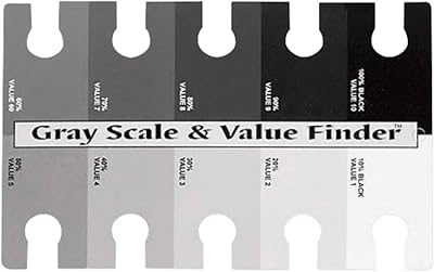 Color Wheel The Company Gray Scale & Value Finder-4X6