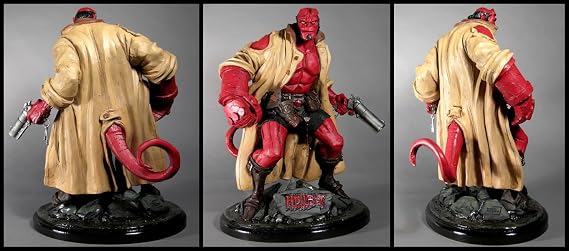 Hellboy Resin Statue Electric Tiki Design