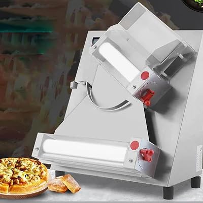 ZXSYYDS 1215Inch Pizza Dough Maker,Heavy-Duty Semi-Automatic Pizza Dough Press Machine, Pizza Press Machine,for Western Food Shops, Pastry Shops,15inches
