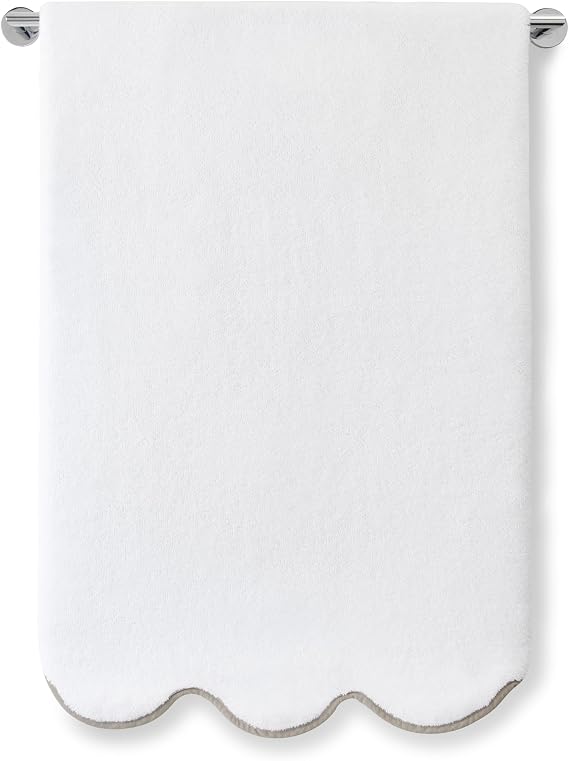 Kassatex Chairish Towels (White/Sage)