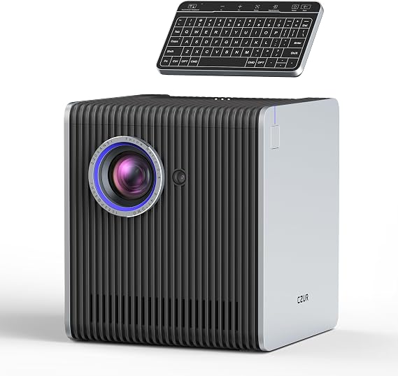 CZUR StarryHub All-in-One Video Conferencing System | 2200 ANSI Lumens Projector + HD 1080P Conference Room Camera with Auto Framing + 6 AI-Driven Microphones + Speakers