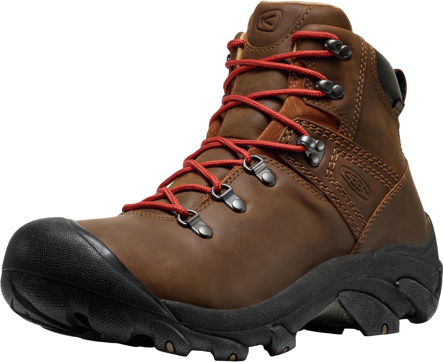 KEEN Men's Pyrenees Mid Height Waterproof Hiking Boot, SyrupSyrup, 6 UK