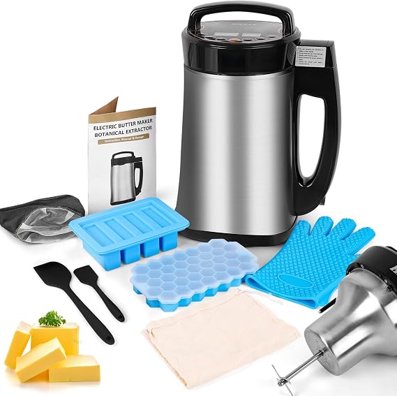 2 IN 1 Decarboxylator and Infuser, Tincture Machine, Free Adjustable Temperature (32-250°F), 304 Stainless Steel, Magic Butter Machine, Herb Weed Infuser, Lifetime Replacement