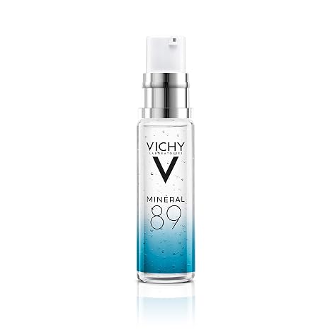 Vichy Mineral 89 Hyaluronic Acid Face Serum, Facial Gel Moisturizer and Pure Hyaluronic Acid Hydrating Serum for Sensitive or Dry Skin