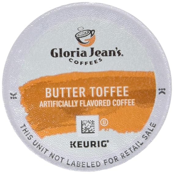 GREEN MOUNTAIN Gloria Jeans Butter Toffee Coffee 12 Ct Keurig Brewed K-cups Green, 12 ct