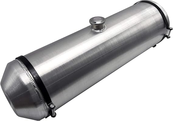 12 Gallon 10" x36" Center Fill Spun Aluminum Gas Tank / Fuel Tank 1/4" NPT Outlet