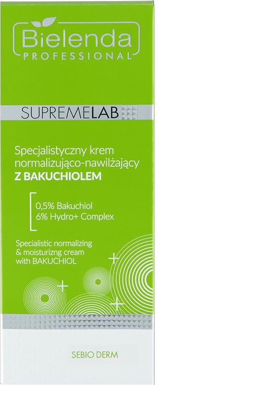 Bielenda Professional Supremelab Sebio Derm Special Norm and Moisturizing Cream With Bakuchiol 50 ml