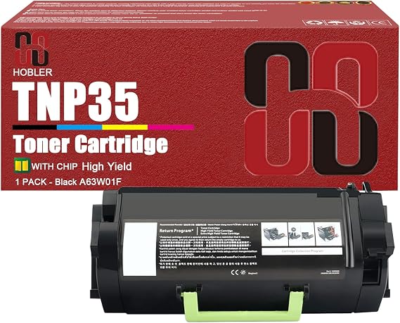 TNP35 Toner Cartridges Compatible for Konica Minolta TNP35K TNP-35 A63W01F Toner Cartridge Work for Konica Minolta Bizhub 4000P Printer