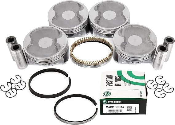 MA-9761279294-0 Pistons w/Rings Compatible With/For 06-10 Subaru Legacy Forester Outback 2.5 SOHC EJ253
