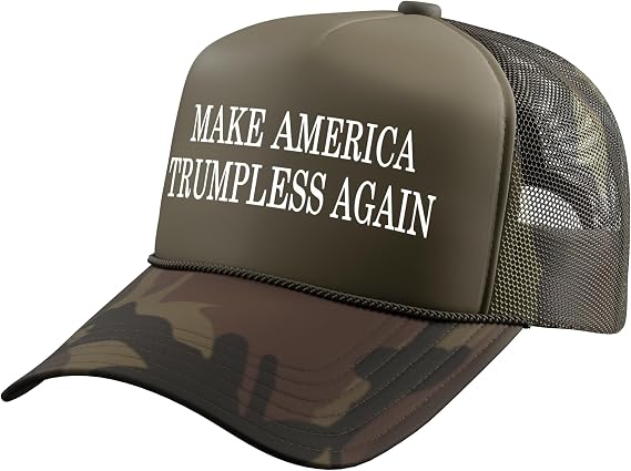 Make America Trumpless Again Trucker Hat with Adjustable Mesh Back