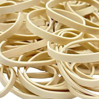 Rubber Bands Size 64 3 12 x 14, 100 Pcs Tactical Strong Heavy Duty Rubber Bands Wide Thick Large Heat Cold UV Resistant for Hunting Hiking Outdoor