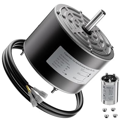 Condenser Fan Motor 5KCP39LFY534AS Replacement for Model HC39GE242 HC39GE242A HB39GQ232 HB38GE242 14 HP 825 RPM 208-230V CW 48Y Frame Compatible with Popular HVAC Systems