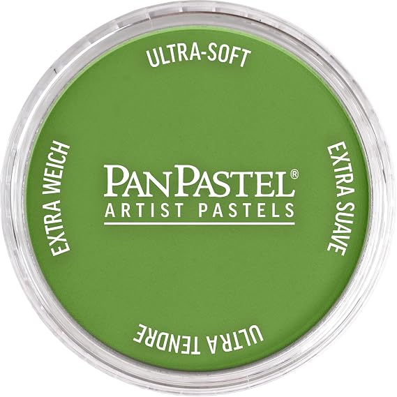 PanPastel Artist Pastels by GOLDEN, Yellow Green Shade, 2.44 / 62mm Pan Diameter, Professional Artist Pastels, Unique Pan Format (cake-like)