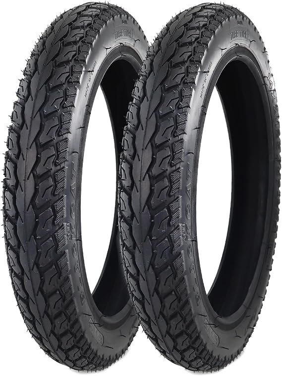 2 Pack E-Bike Tire Kids Bike Tire 14x2.125 with 2 Tubes Strong Grip Compatible Replacement Bicycle Tire for Electrc Bicycle