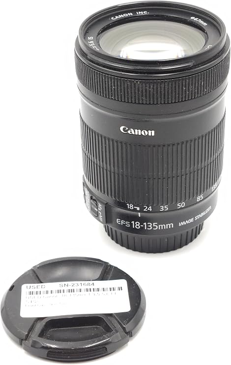 Canon EF-S 18-135mm f/3.5-5.6 is Standard Zoom Lens for Canon Digital SLR Cameras (New, White Box)