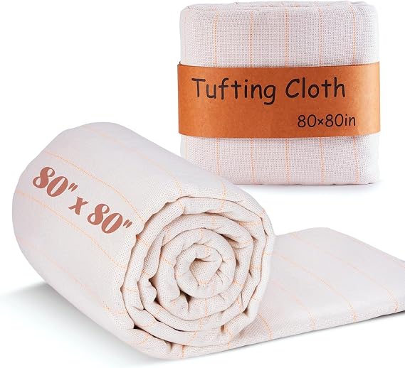 BESGEER 8080 Inch Marked Monks Primary Tufting Cloth for Rug Making | Suitable For Cut & Loop Pile Tufting Guns and Rug Punch Tools, Essential Fabric For DIY Rug Tufting Kits