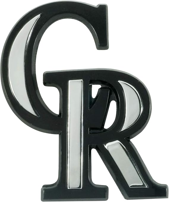 FANMATS 26577 Colorado Rockies 3D Chrome Metal Auto Emblem