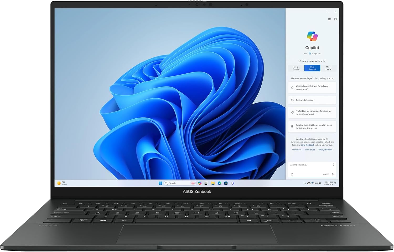 ASUS Zenbook 14 OLED Laptop 2024, 14 WUXGA Touchscreen, Intel Ultra 5 125H 14-Core, Intel Graphics, 8GB LPDDR5 1TB SSD, Backlit Keyboard, Thunderbolt 4, Wi-Fi 6E, Win10 Pro, COU 32GB USB